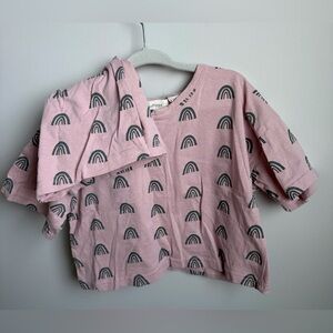 Indy Pippa Pink Rainbow Kids Matching Set. Fits big!!